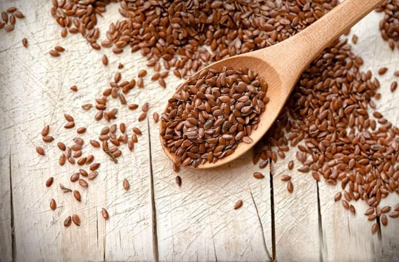 Flax seeds of parasites