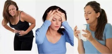 Signs of parasites in humans