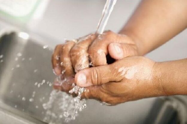 Infection through water supply
