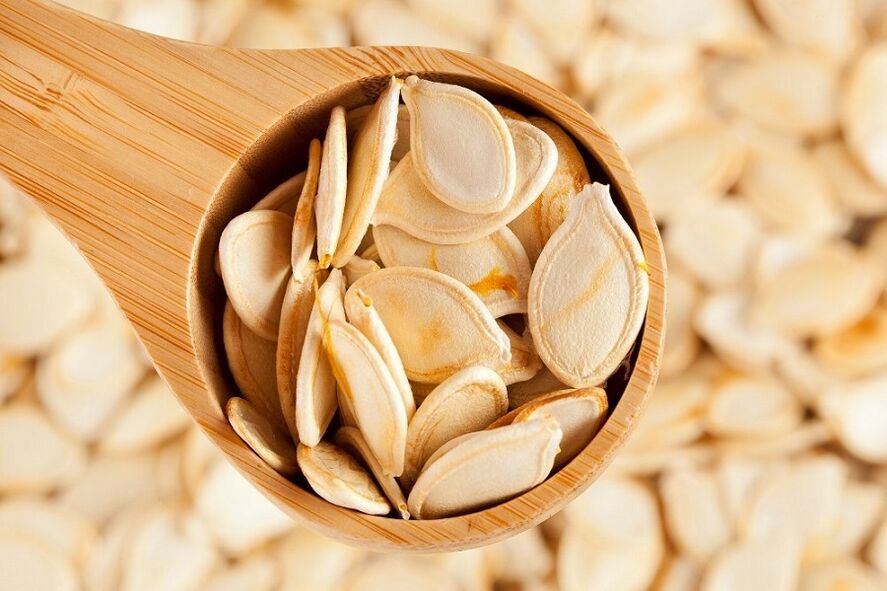 Pumpkin seeds are used to remove parasites